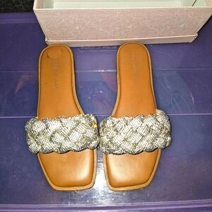 Sincerely Jules Silver Sandals